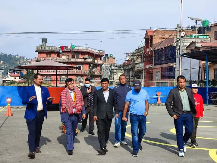 मुख्यमन्त्री पाण्डेद्वारा भेहिकल एकेडेमी एन्ड रिसर्च सेन्टर अवलोकन