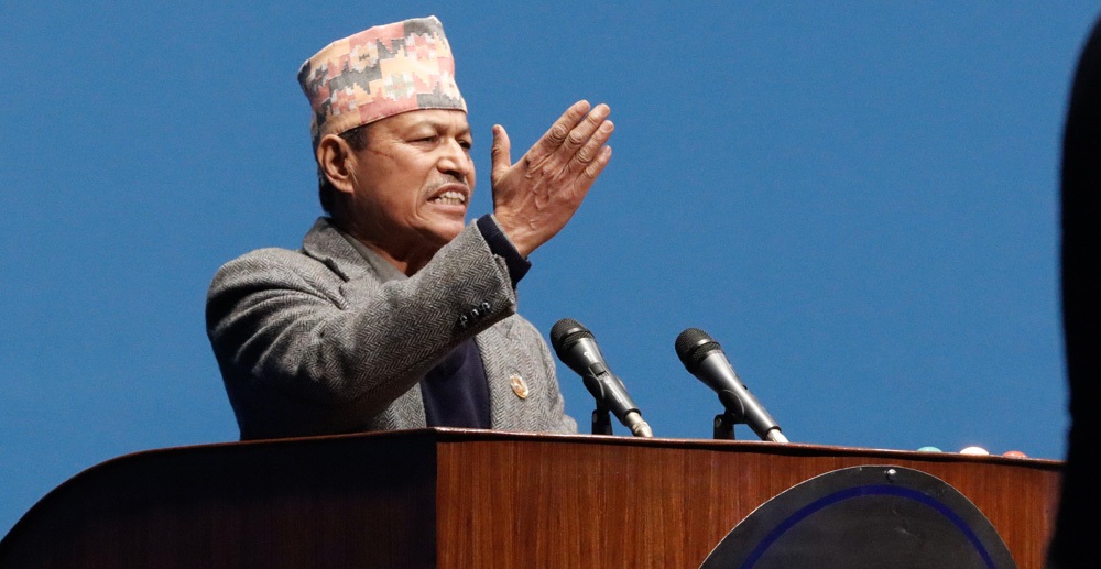 प्रतिनिधिसभा बैठकमा बोल्दै भीम रावल : एमसीसी राष्ट्रघाती, पारित गर्नेहरु गद्दार