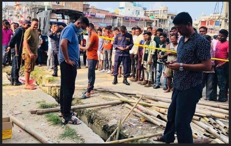 सिराहामा एक नवजात शिशुको शव नालामा फेला