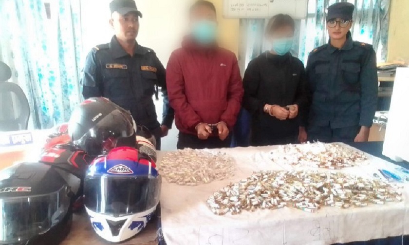 भक्तपुरबाट लागूऔषधसहित २ जना पक्राउ