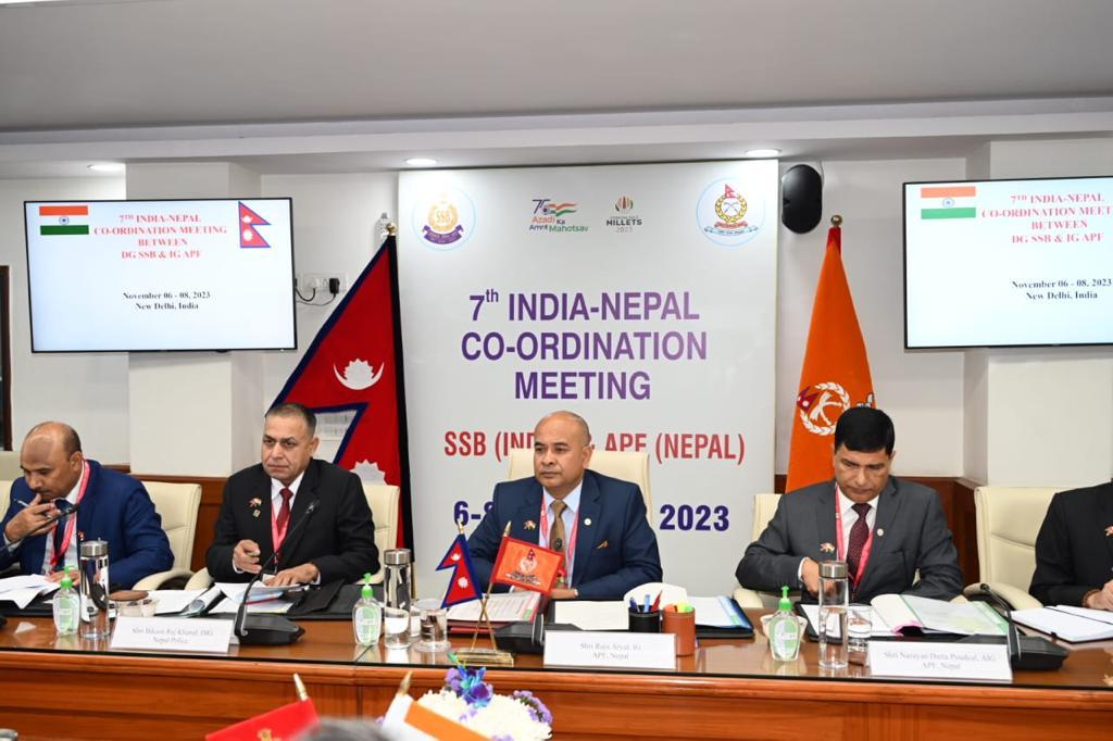 एपीएफ नेपाल र एसएसबी वीचको सातौं समन्वयात्मक बैठक सम्पन्न
