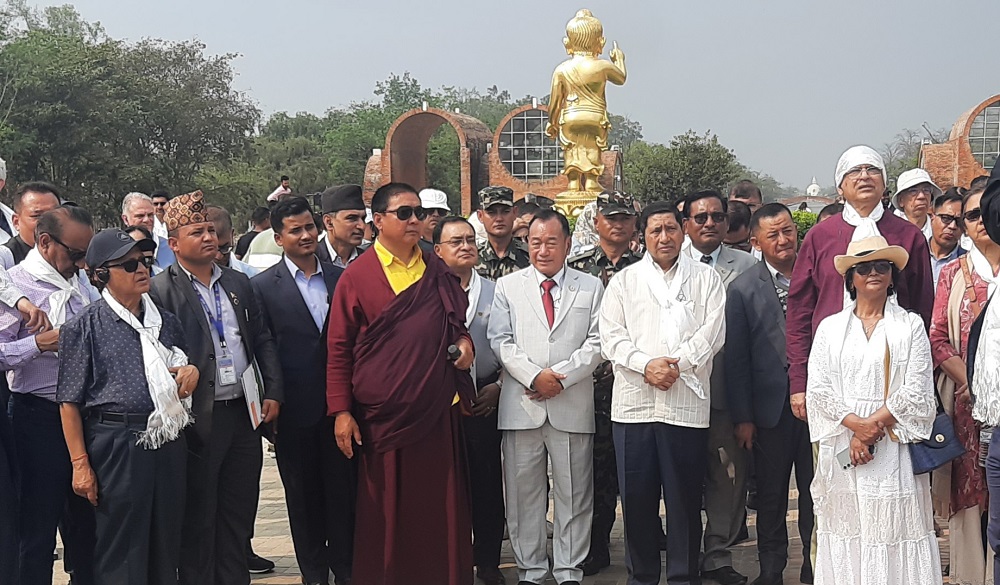 १९ राजदूत र ४५ वाणिज्यदूतले लुम्बिनीबाट गरे समृद्धिका लागि विश्व शान्तिको आह्वान