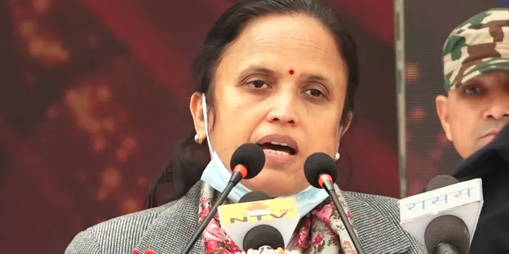 सरकारको प्रवक्तामा सञ्चार तथा सूचना प्रविधिमन्त्री रेखा शर्मा