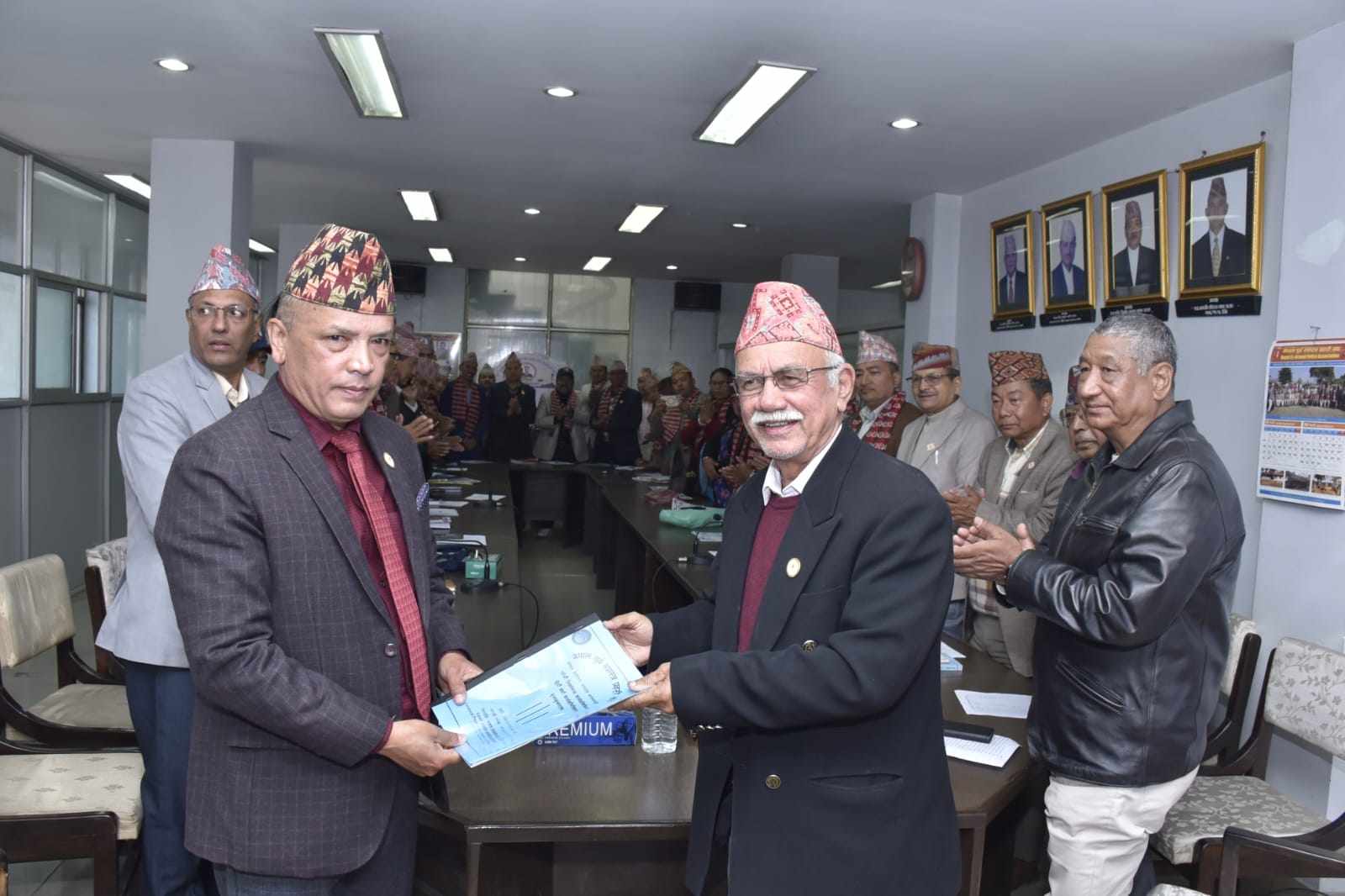 भूतपूर्व सशस्त्र प्रहरी संघकाे नयाँ नेतृत्वमा थापा